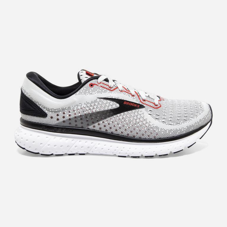 Brooks Glycerin 18 Israel - Men's Road Running Shoes - Grey/Black/Tradewinds (18925-URGK)